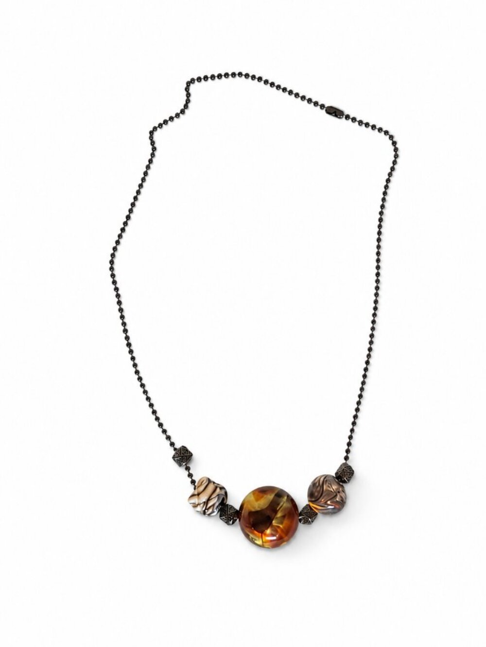 Handmade Minimalist Glass Necklace | Designer Artisan Jewelry